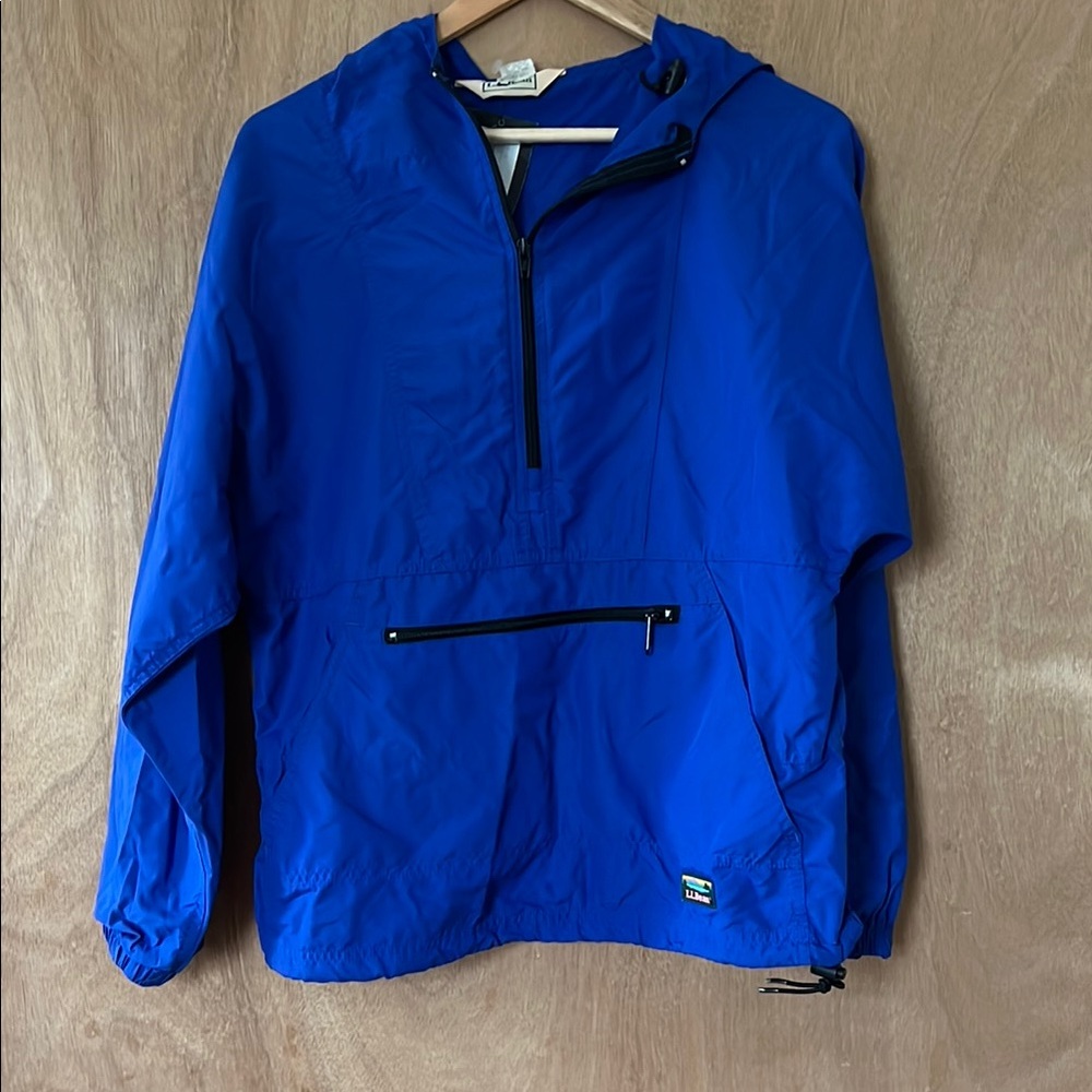L.L. Bean Blue Raincoat/ Windbreaker
